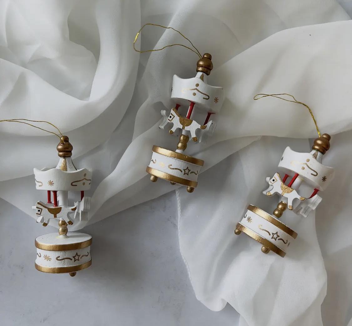 Carousel Christmas Tree Ornament